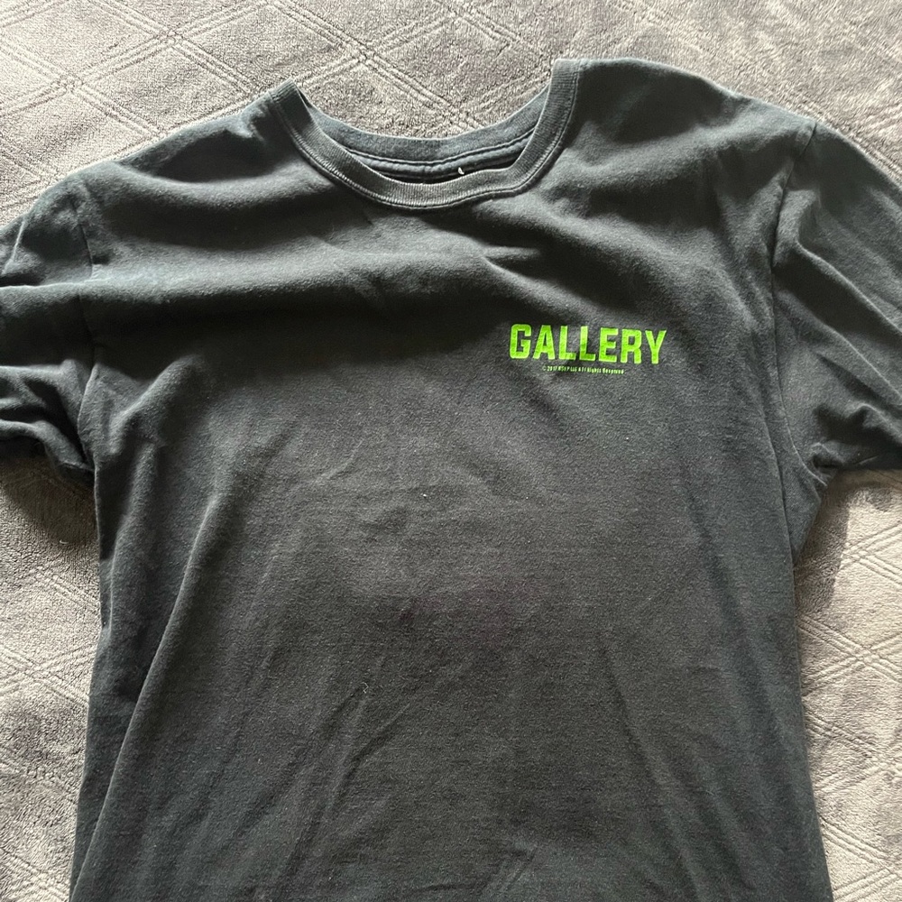 Gallery x Anti Social Social Club Black and Green Short Sleeve Tee